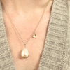 14K Gold Claudia Pearl Necklace