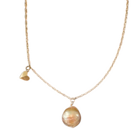 14K Gold Claudia Pearl Necklace