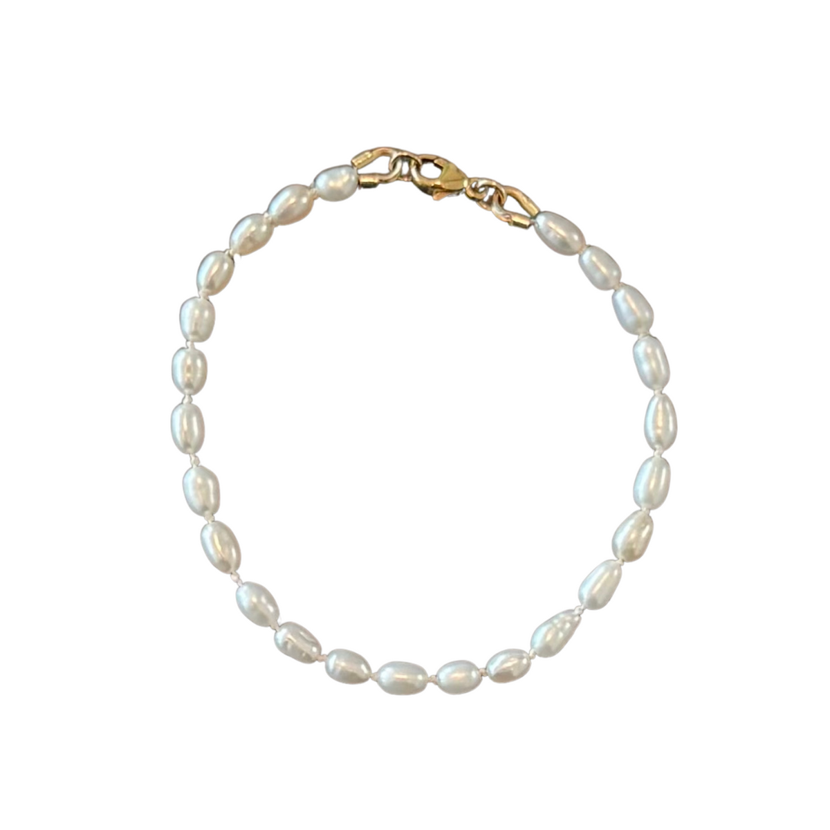 rice pearl bracelet